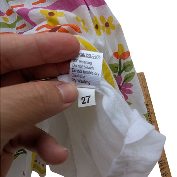 NWOT Anthropologie Banjanan Agatha Midi Skirt in Flora Summer Women's Sz S Boho - Picture 10 of 10